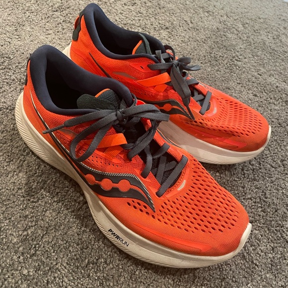 Women’s Saucony Vibrant Orange Ride 15 Sneakers in size 8.5 - Picture 3 of 7